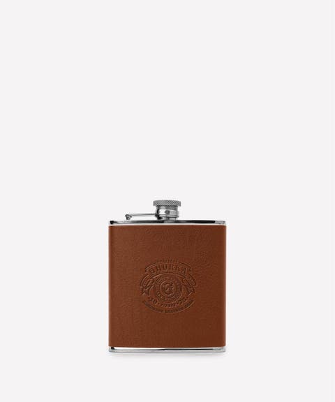Leather Wrapped Flask
