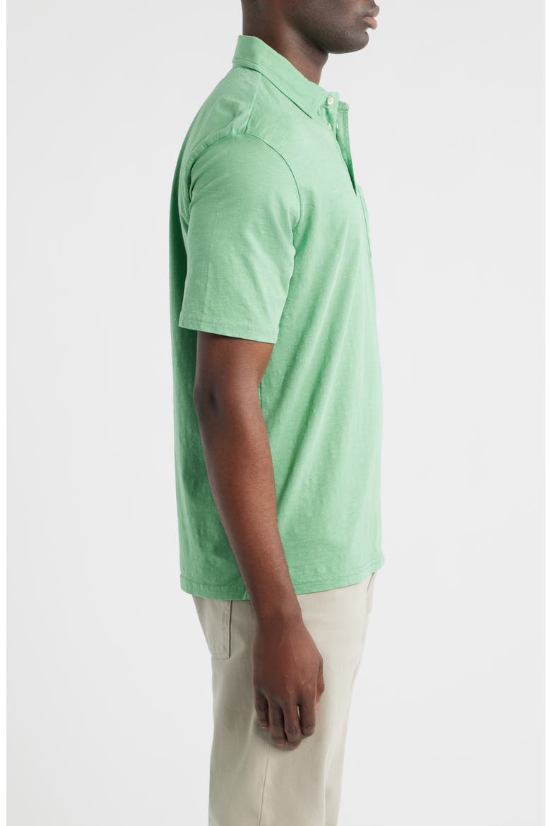 Coastal Wash Original Pocket Polo, Alternate, color, HONEYDEW
