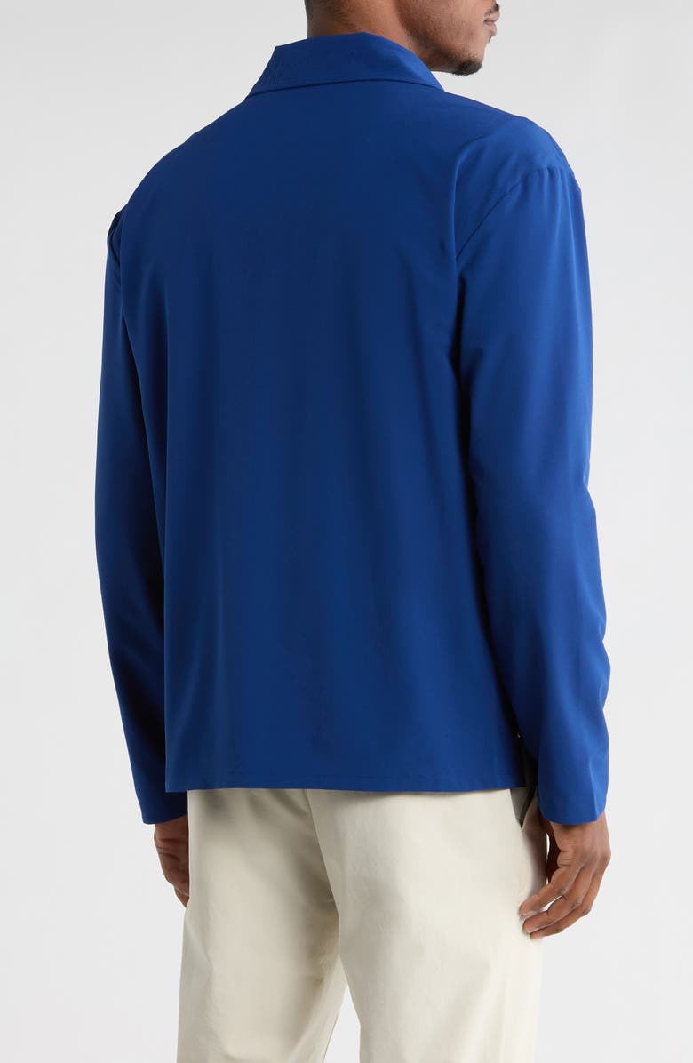 Imperfects Exodus Shepherds Zip-Up Shirt, Alternate, color, Phantom