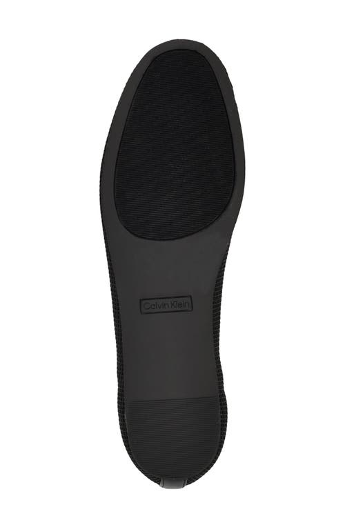 Calvin Klein Zinya Flat In Black