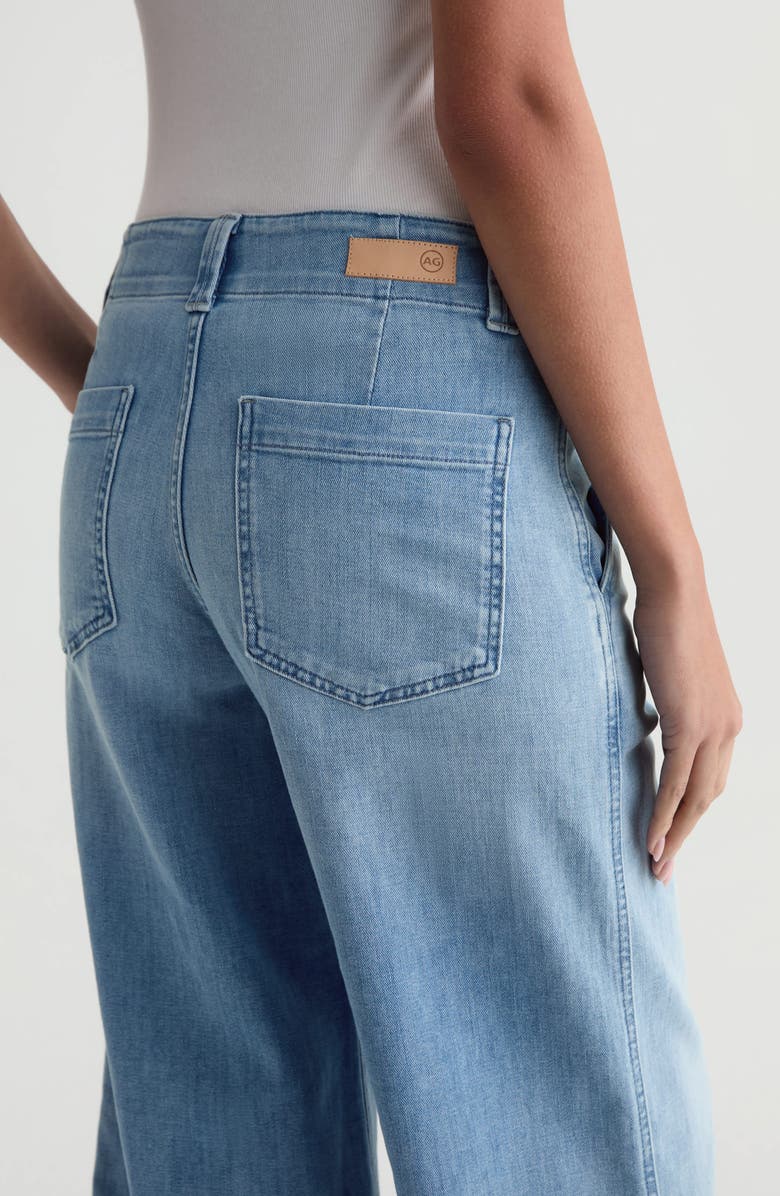 AG Stella Ankle Wide Leg Trouser Jeans, Alternate, color, Flight