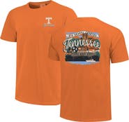 IMAGE ONE Women's Tennessee Orange Tennessee Volunteers Comfort Colors Campus Scene Drawing Script T-Shirt
