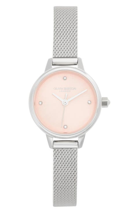 Mini Classic Mesh Strap Watch, 23mm