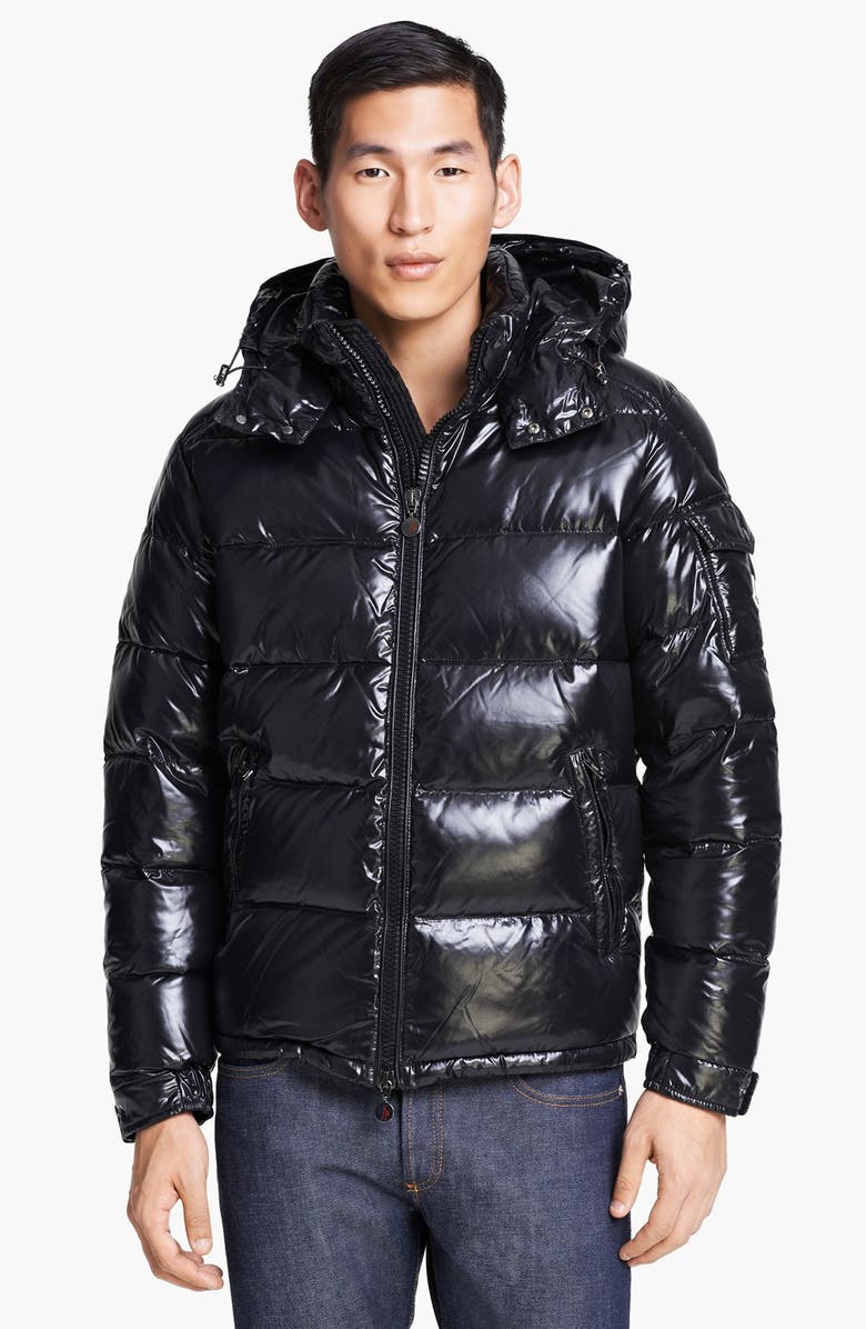 Moncler 'Maya' Shine Down Jacket, Main, color, 