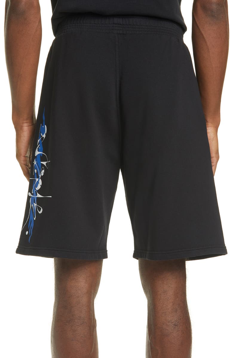 Givenchy Boxing Fit Amore Print Shorts, Alternate, color, 