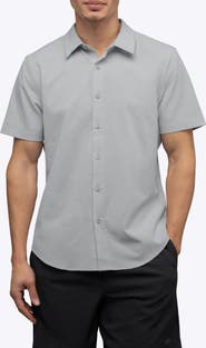 Cuts Crossover Performance Short Sleeve Button-Up Shirt