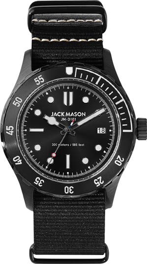 Jack Mason Diving Nato Strap Watch, 42mm | Nordstrom