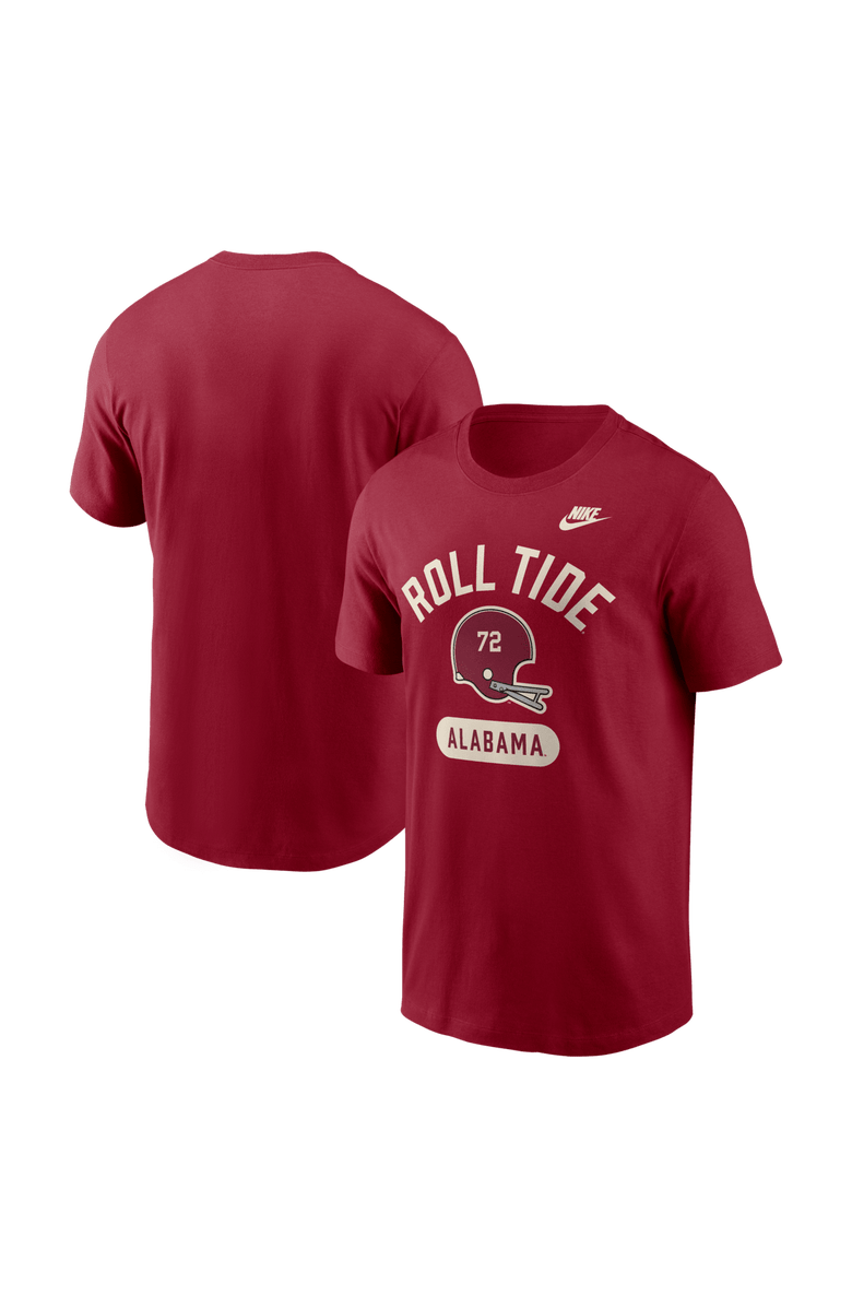 Nike Men's Nike Crimson Alabama Crimson Tide Legacy Arch Helmet T-Shirt, Main, color, Crimson