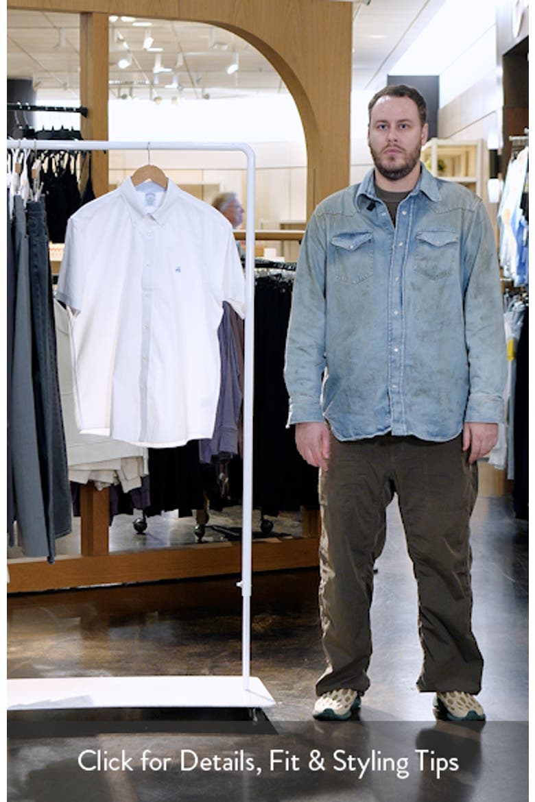 Non-Iron Regular Fit Oxford Stretch Short Sleeve Shirt video