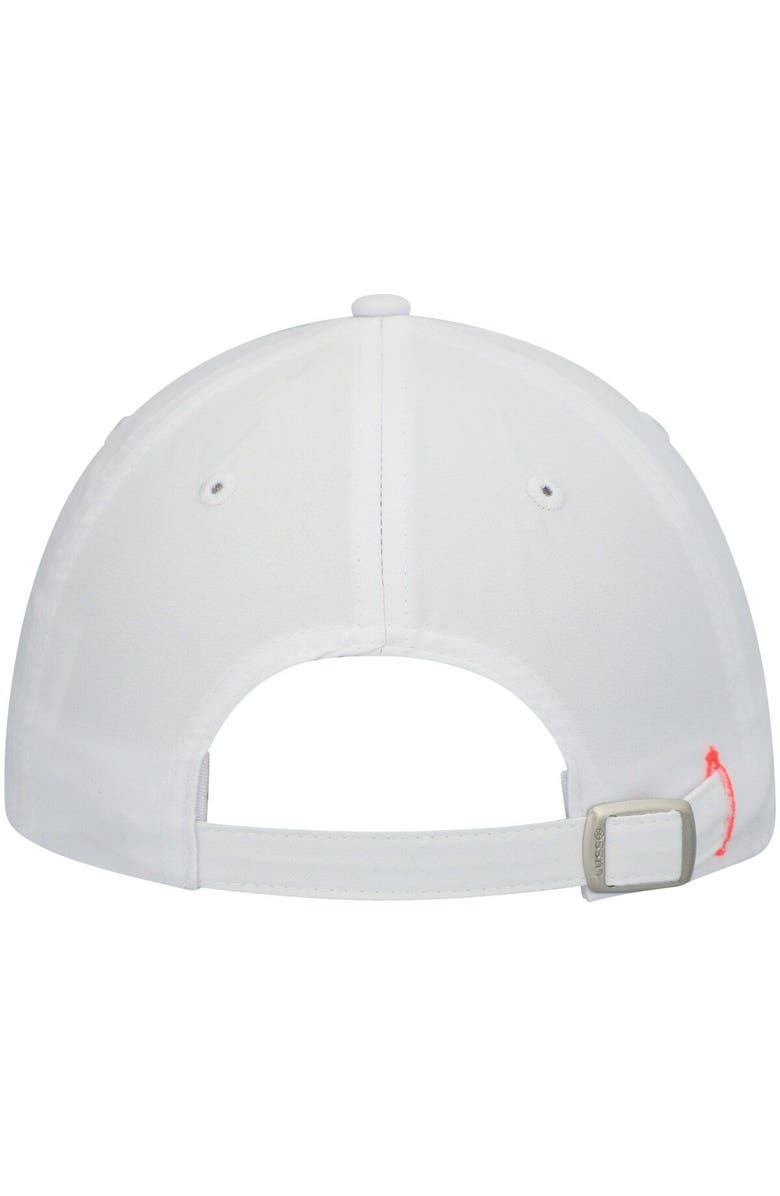 LUSSO Women's Lusso White Kentucky Derby Hustle Austrian Crystal Adjustable Hat, Alternate, color,