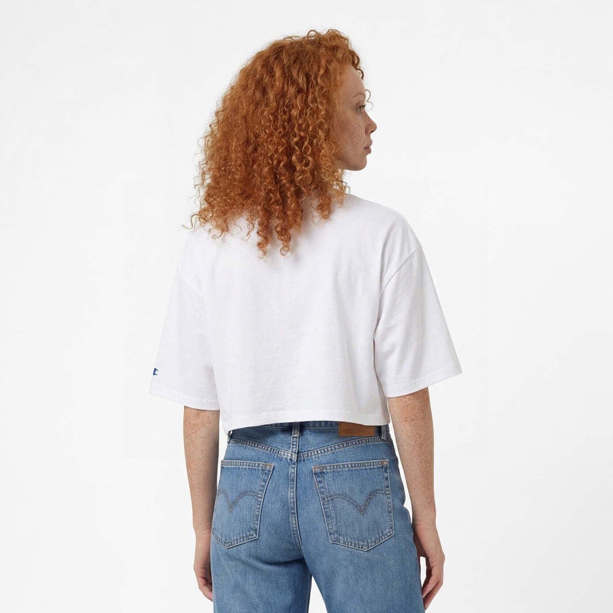 Champion Women's Champion White Washington Commanders Boyfriend Cropped ...