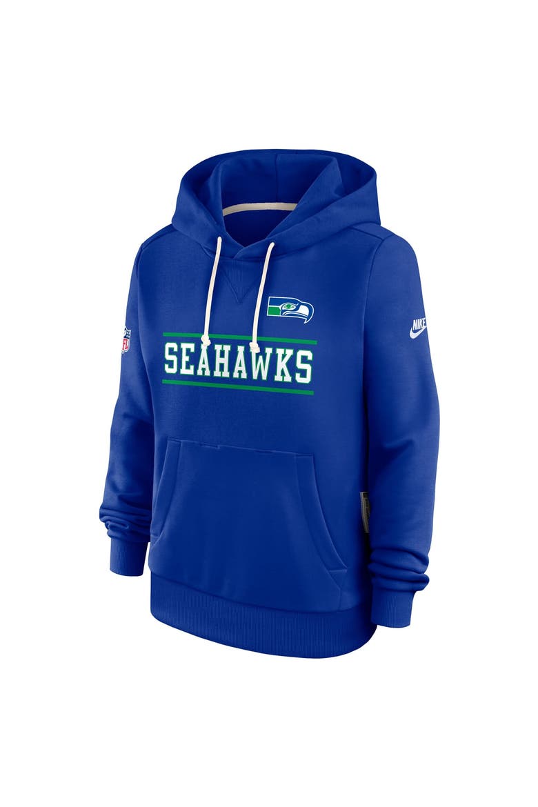 Women's Nike  Royal Seattle Seahawks Sideline Standard Issue Alternate Dri-FIT Hoodie, Alternate, color, Royal