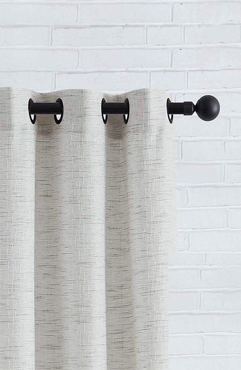 Lucky Brand Sierra Textured Set of 2 Curtain Panels, Alternate, color, Taupe
