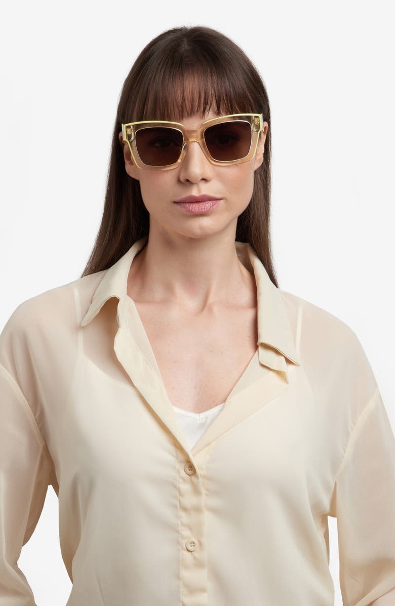 Kate Spade 51mm brynne cat eye sunglasses, Alternate, color,