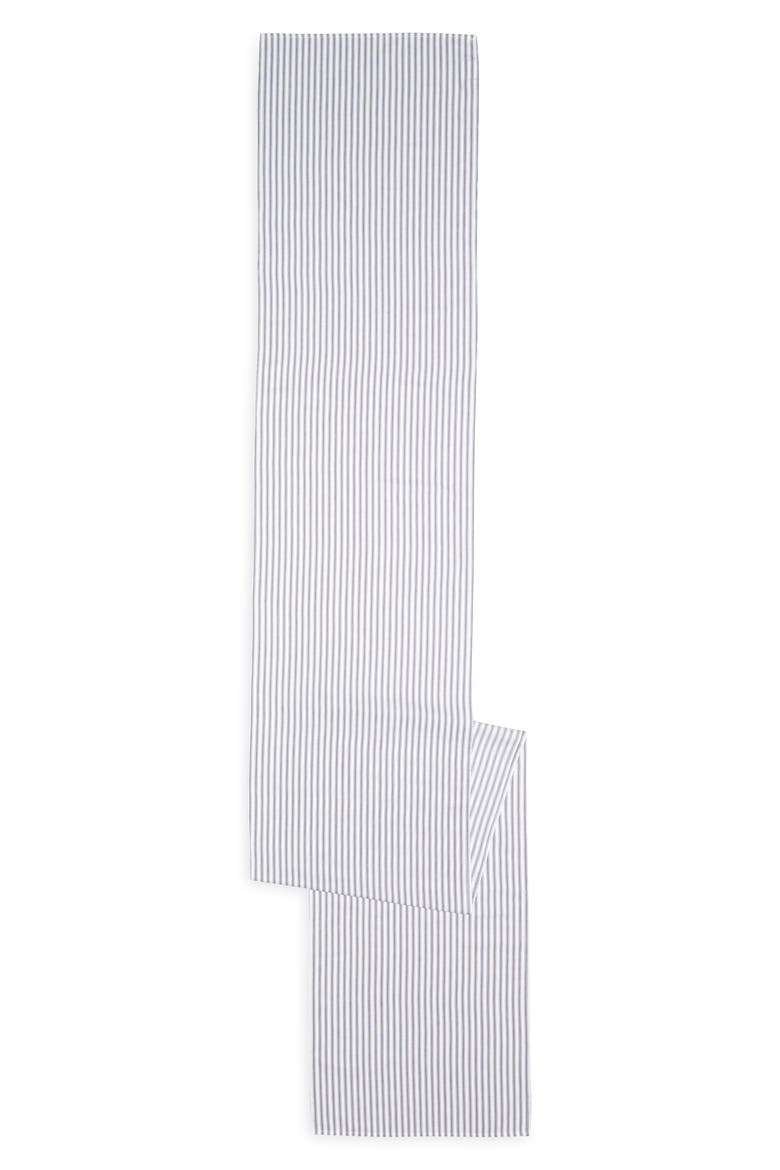French Ticking Table Runner, Main, color, RED