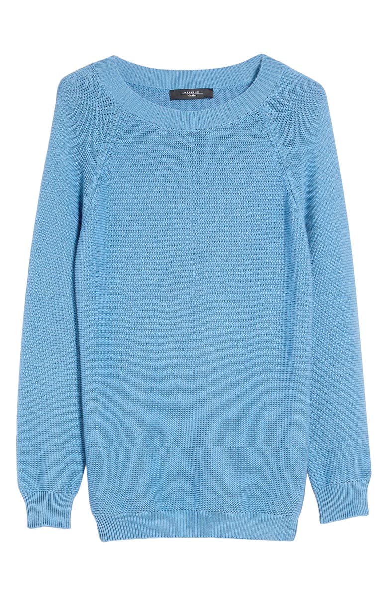Weekend Max Mara Linz Cotton Crewneck Sweater, Alternate, color, 