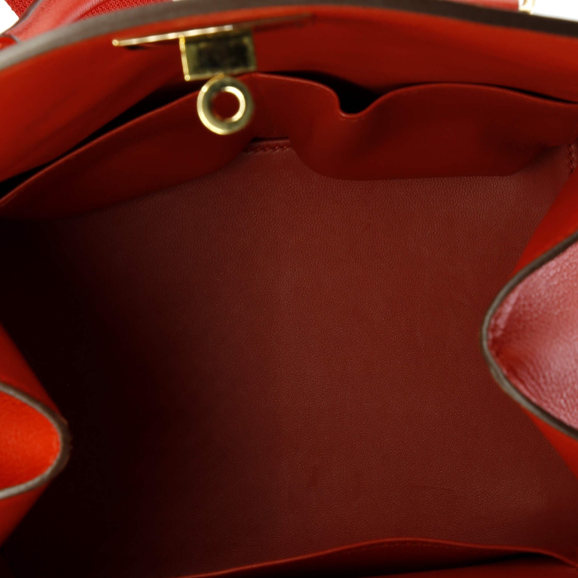 Pre-Owned Hermes Toolbox Bag Evercolor 20, Alternate, color, Rouge Tomate