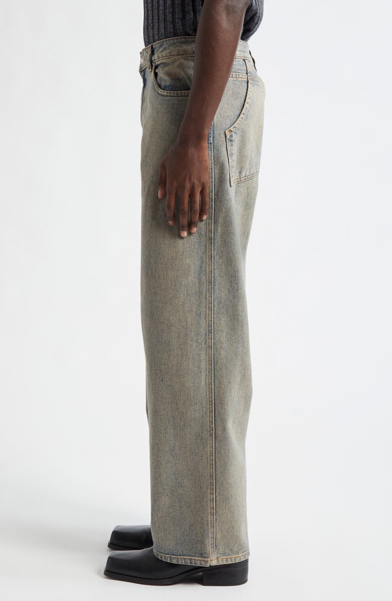 Eckhaus Latta Wide Leg Jeans, Alternate, color, 