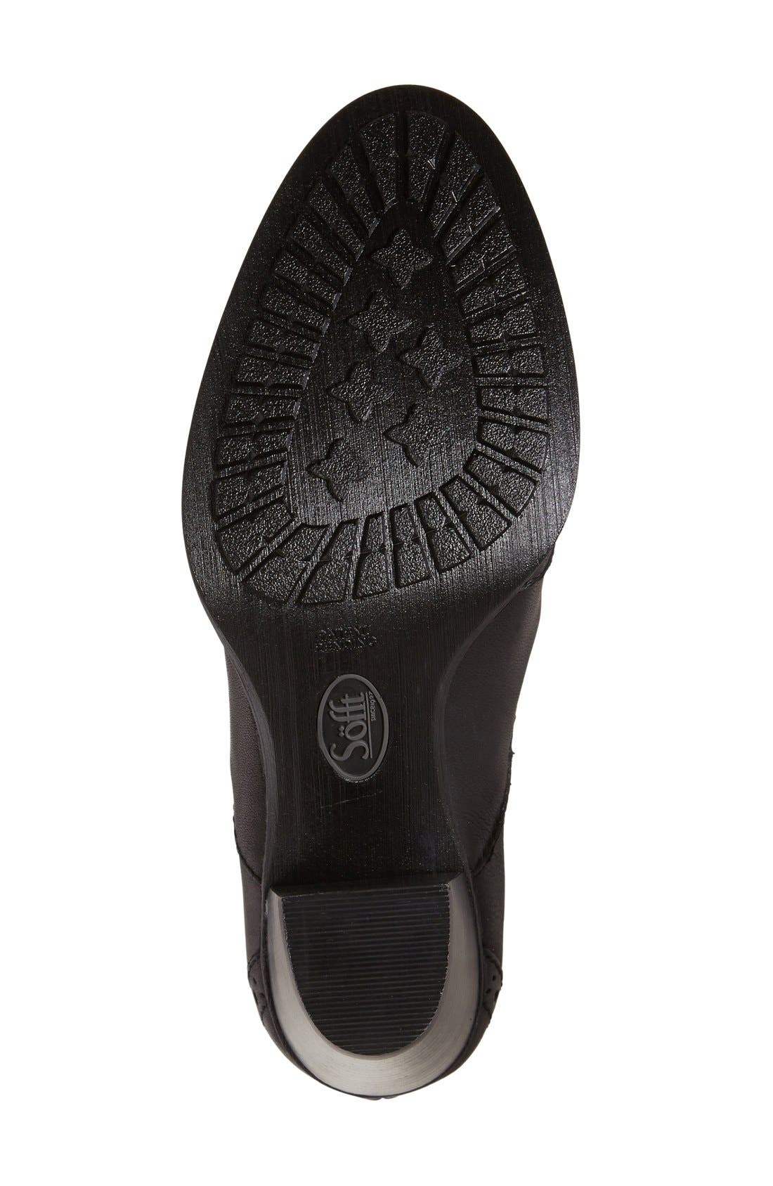 Söfft Block Heel Bootie, Alternate, color, 