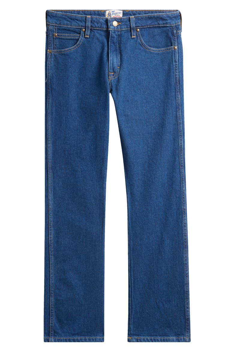 Slim Straight Heritage Denim Jeans, Alternate, color, MEDIUM BLUE