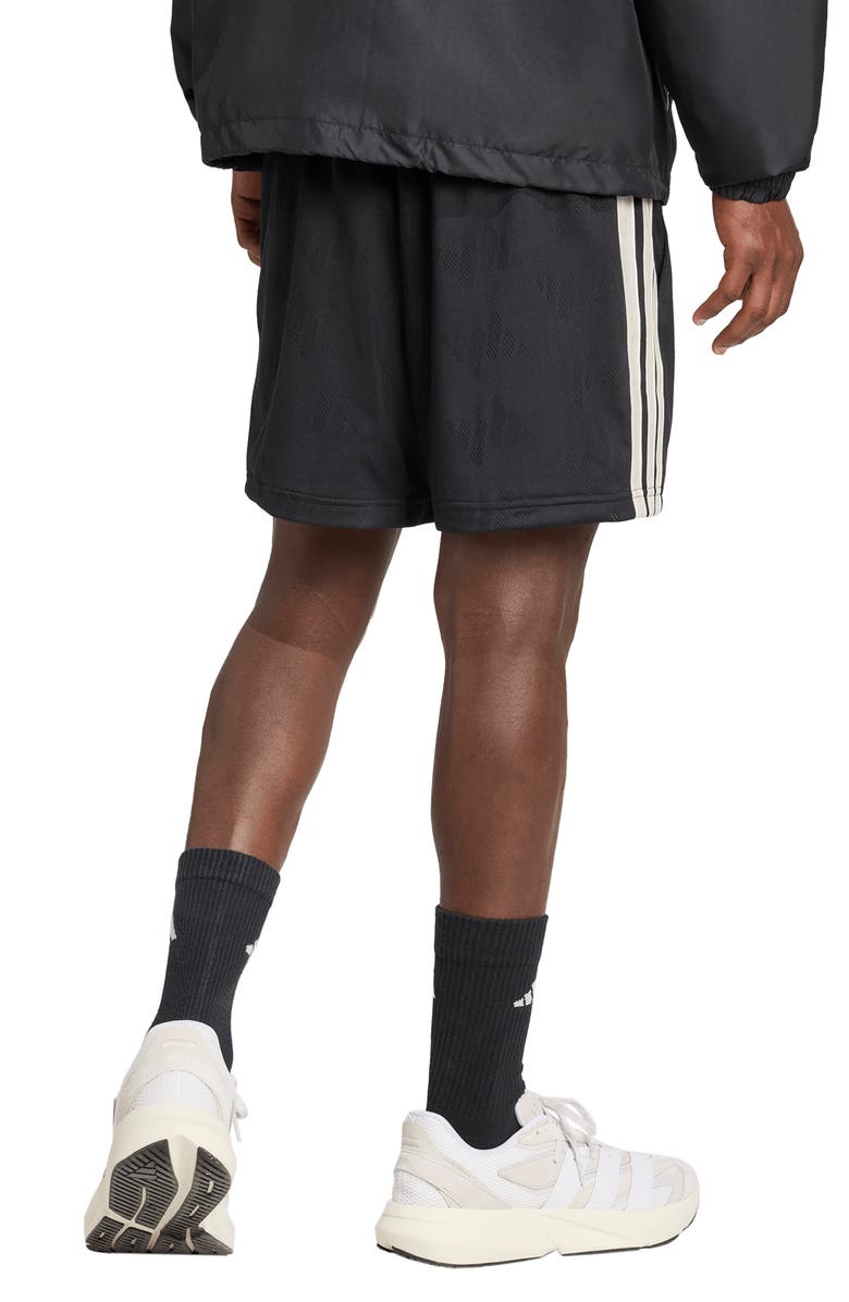 adidas Stadium Jacquard Shorts, Alternate, color, Black/ Off White