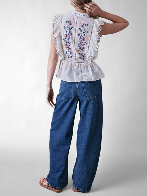 Cape Cove Wild Strawberry Silk Blend Blouse In Yellow