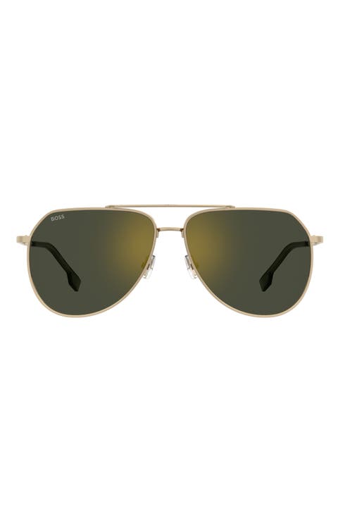 61mm Aviator Sunglasses