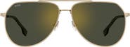 BOSS 61mm Aviator Sunglasses
