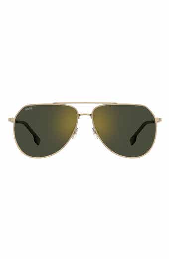 BOSS 61mm Aviator Sunglasses