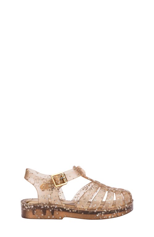 Melissa Kids' Possession Metallic Jelly Sandal In Brown