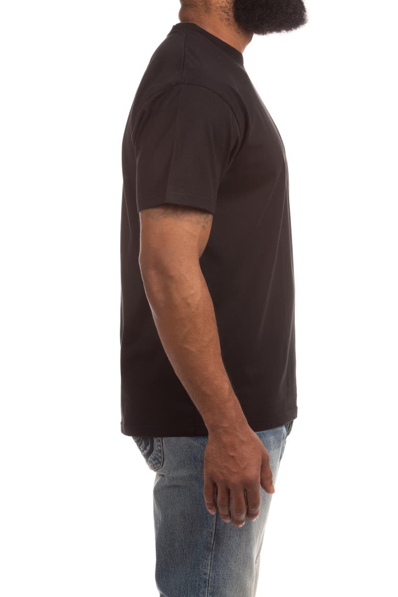 Small Curve Short Sleeve T-Shirt, Alternate, color, BLACK