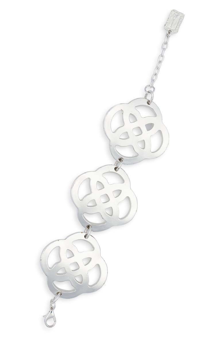 Celtic Knot Statement Bracelet, Main, color, SILVER