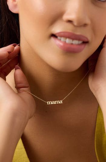 Mama necklace gold nordstrom discount