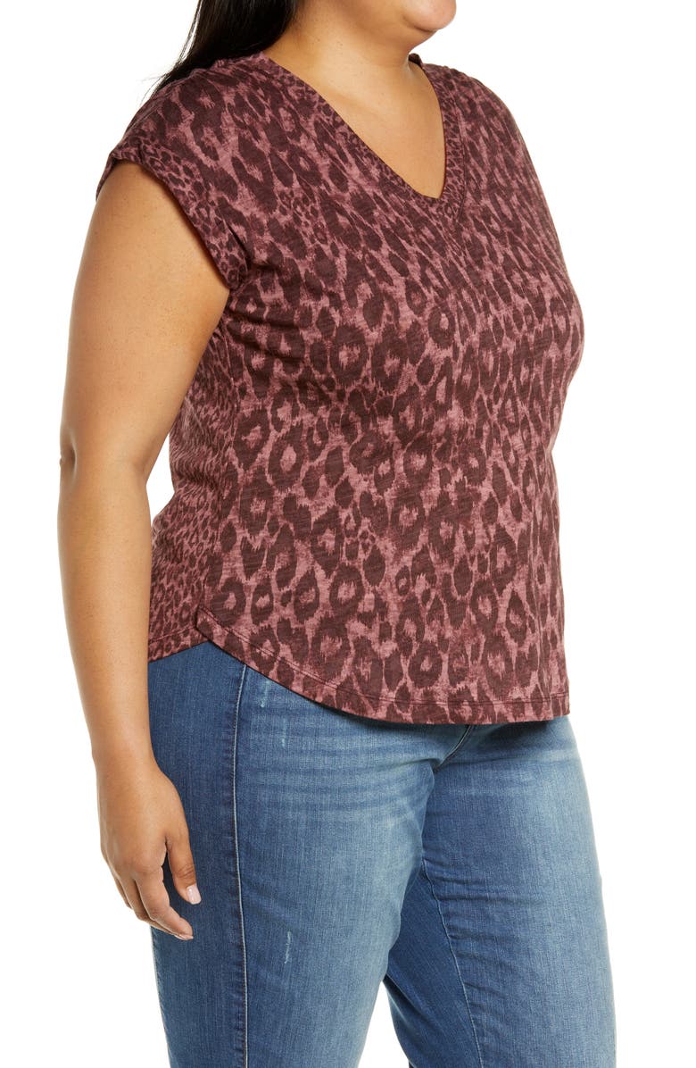 Wit & Wisdom Twin Print T-Shirt, Alternate, color, 