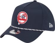 New Era Men's New Era Navy New York Yankees 39THIRTY A-Frame Perforated Flex Hat