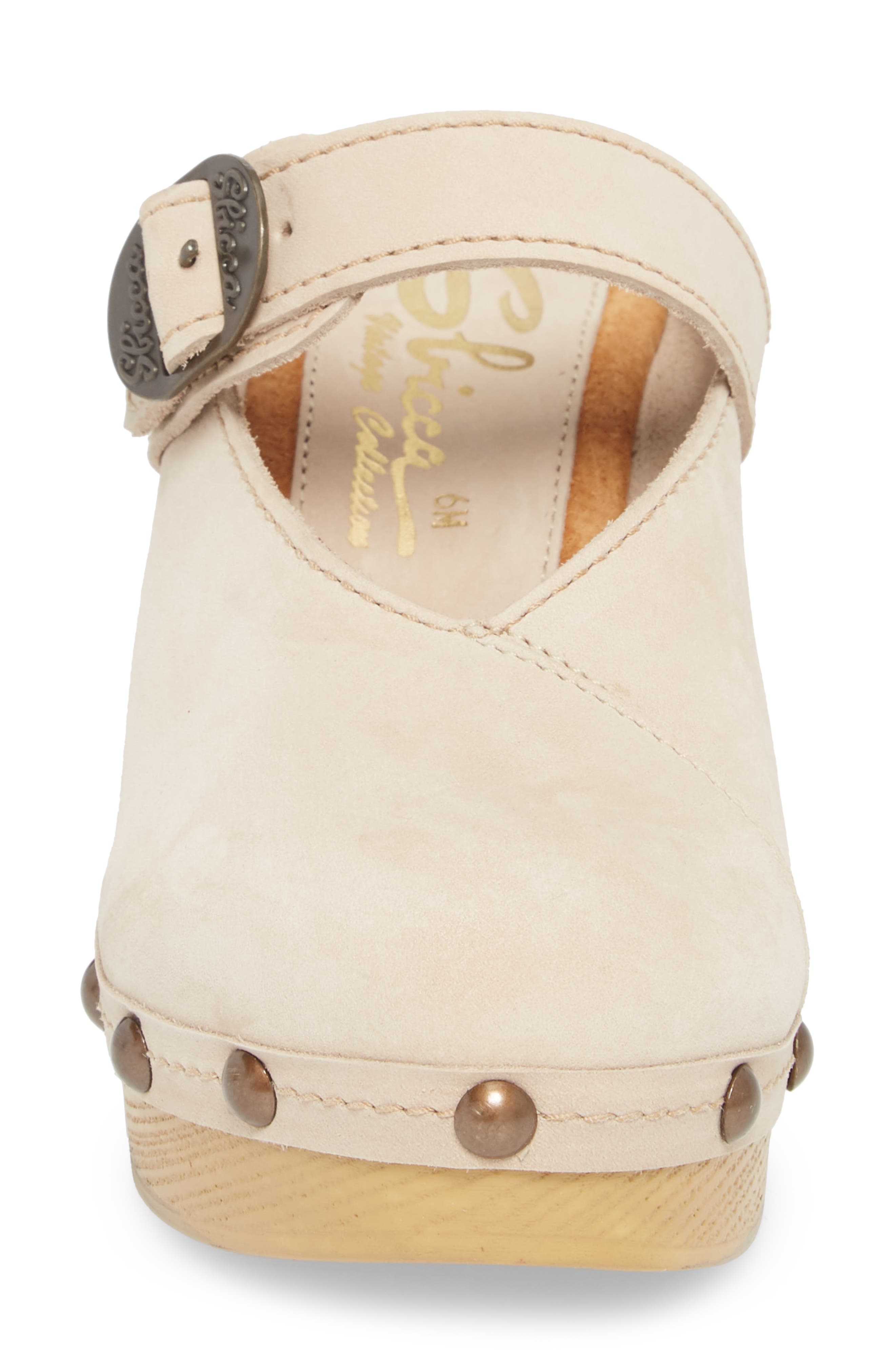 Natacha Studded Mary Jane Clog, Alternate, color, BEIGE