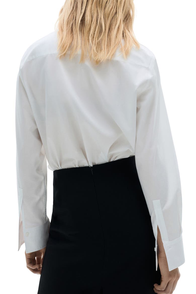 Cotton Blend Shirt, Alternate, color, OFF WHITE