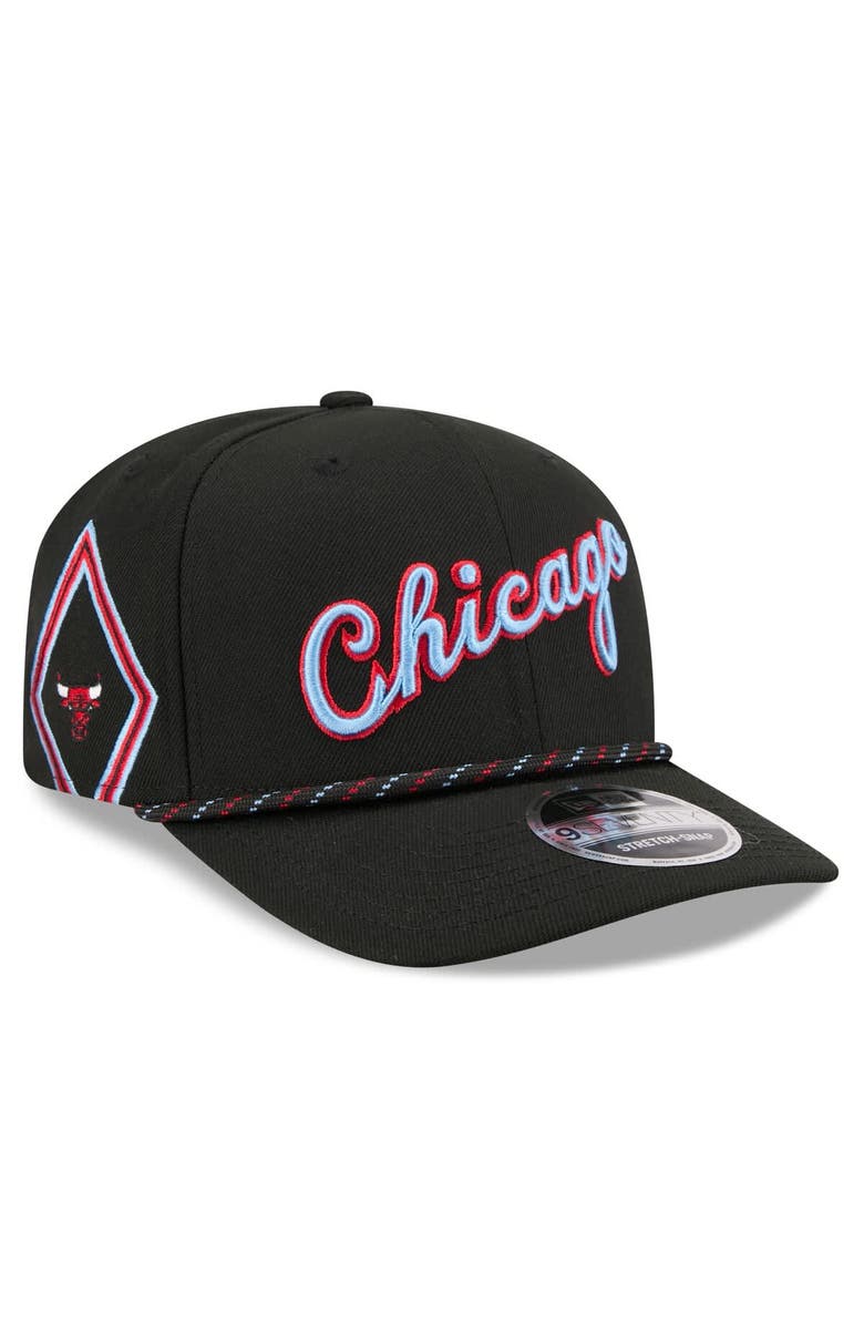New Era Men's New Era Black Chicago Bulls 2025/26 City Edition 9SEVENTY Adjustable Hat, Main, color, Black