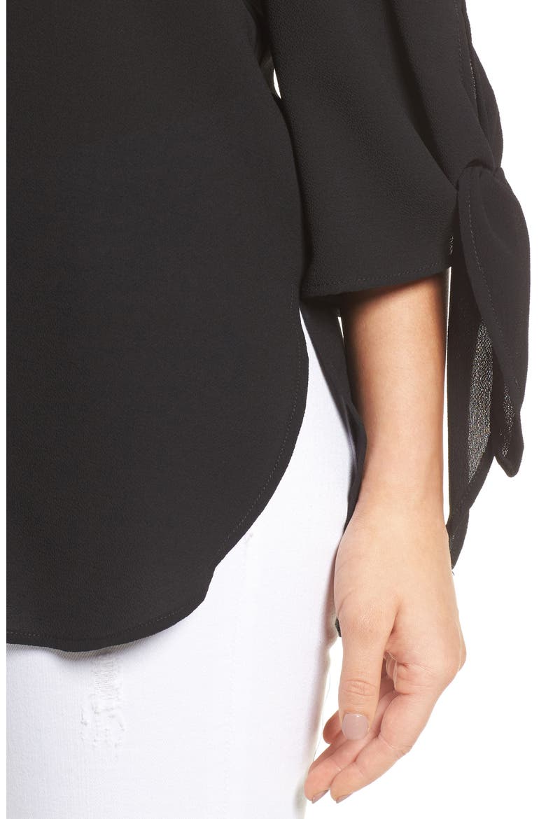 COLD SHOULDER TIBI, Alternate, color, BLACK