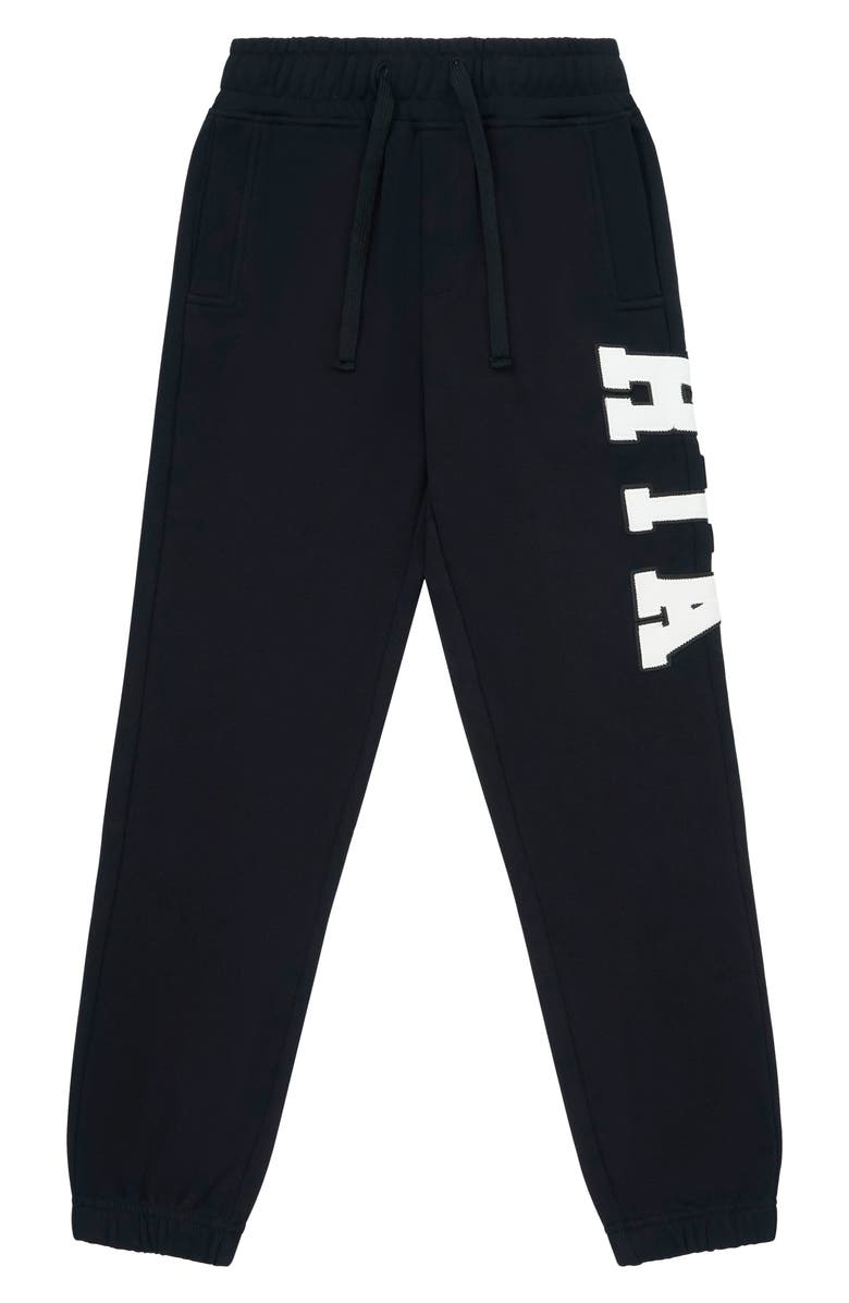 RtA Kids' Ewan Cotton Sweatpants, Main, color, Black Collegiate
