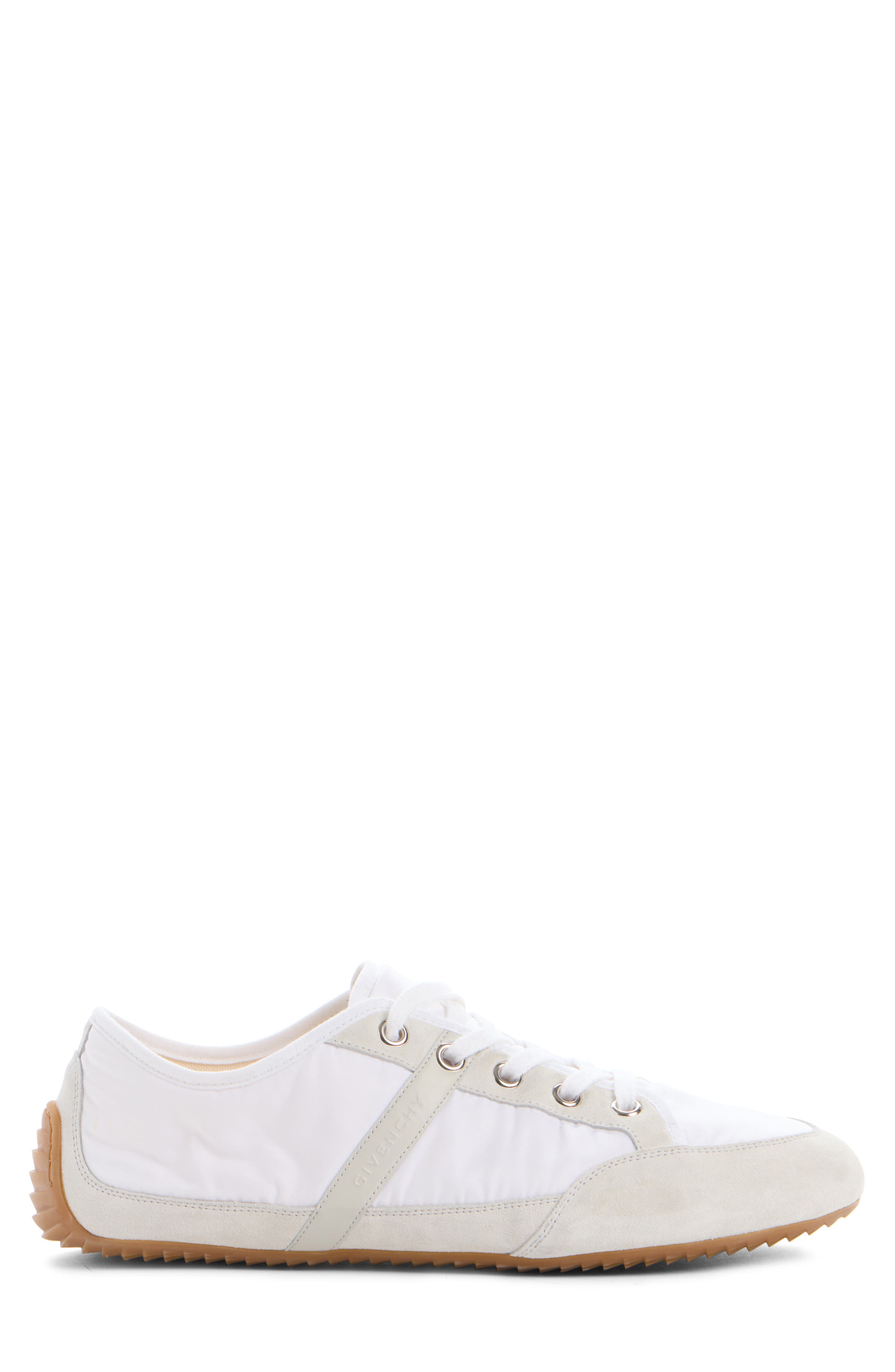 Givenchy Slim Nylon & Suede Racing Sneaker, Alternate, color, White Multi