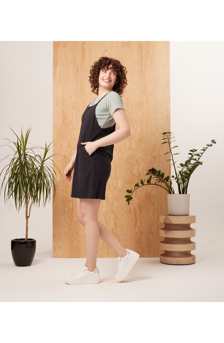 Known Supply Macy Dress, Alternate, color, Washed Black