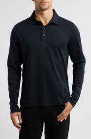 UNTUCKit Damaschino Wrinkle Free Long Sleeve Polo