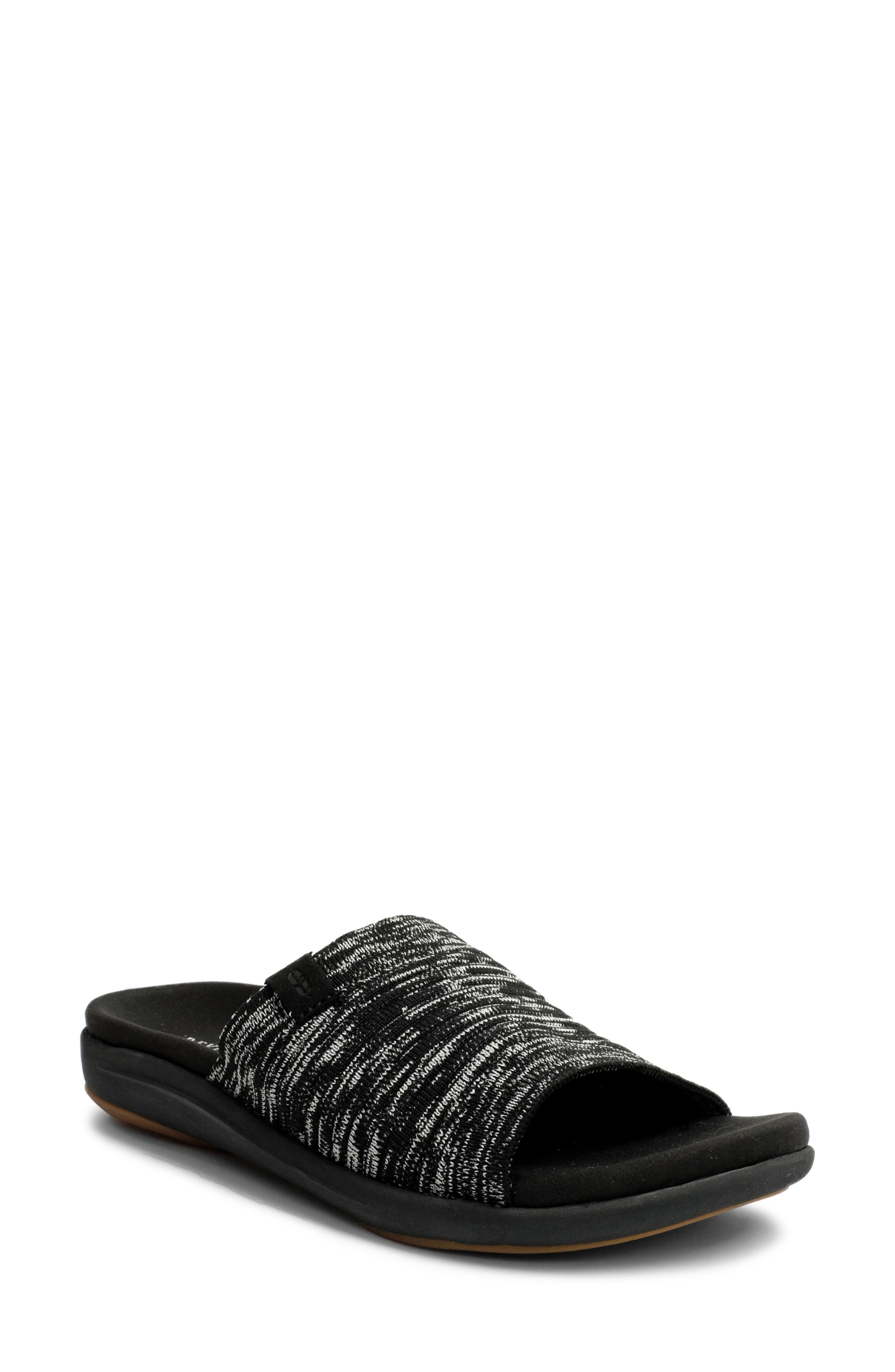 Revitalign Vanessa Slide Sandal, Main, color, Black
