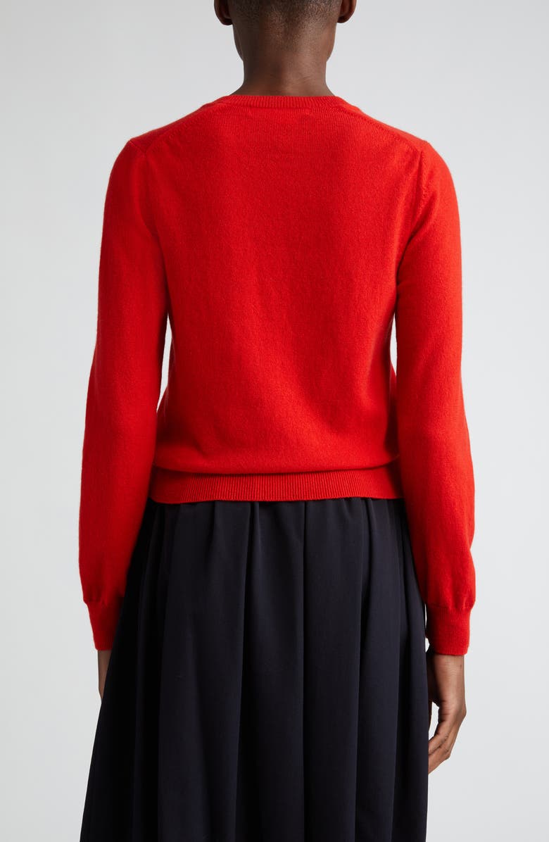 Comme des Garçons Comme des Garçons Cashmere Jersey Crewneck Sweater, Alternate, color, 