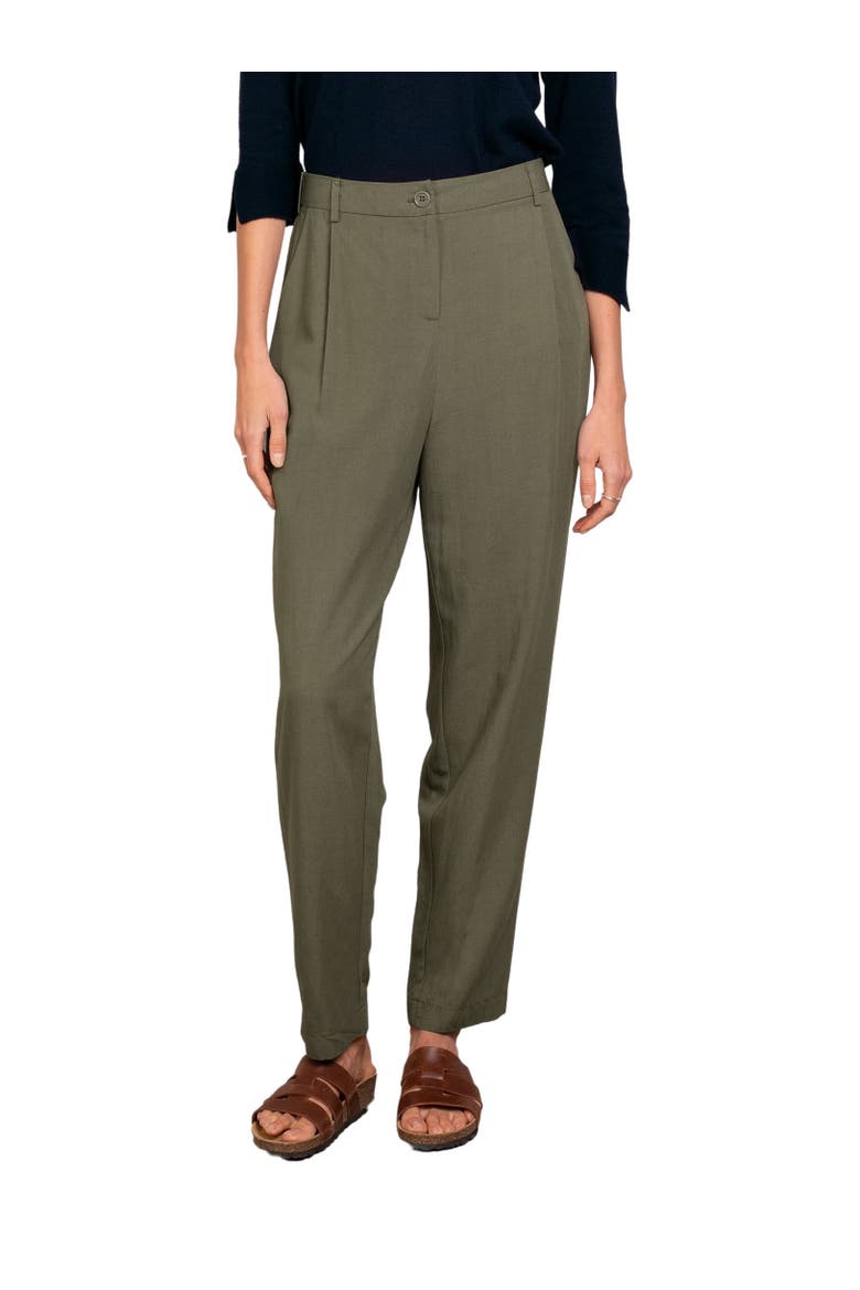 Casual Tapered Leg Pants, Main, color, KHAKI