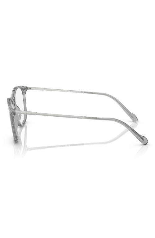 Vogue 51mm Pillow Optical Glasses In Transparent Grey
