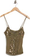 Madden Girl Beaded Sequin Camisole