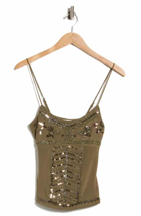 Beaded Sequin Camisole