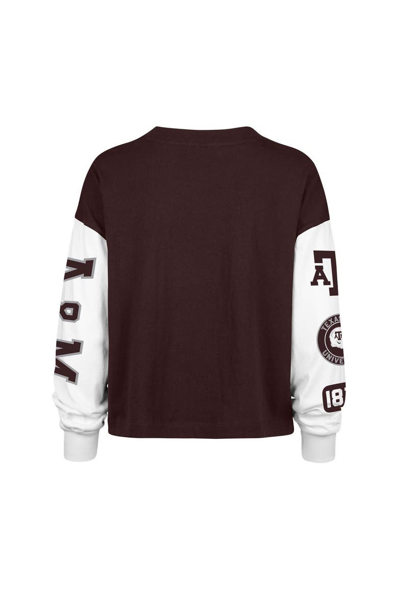 '47 Women's '47 Maroon Texas A&M Aggies Sydney Long Sleeve T-Shirt, Alternate, color, Maroon